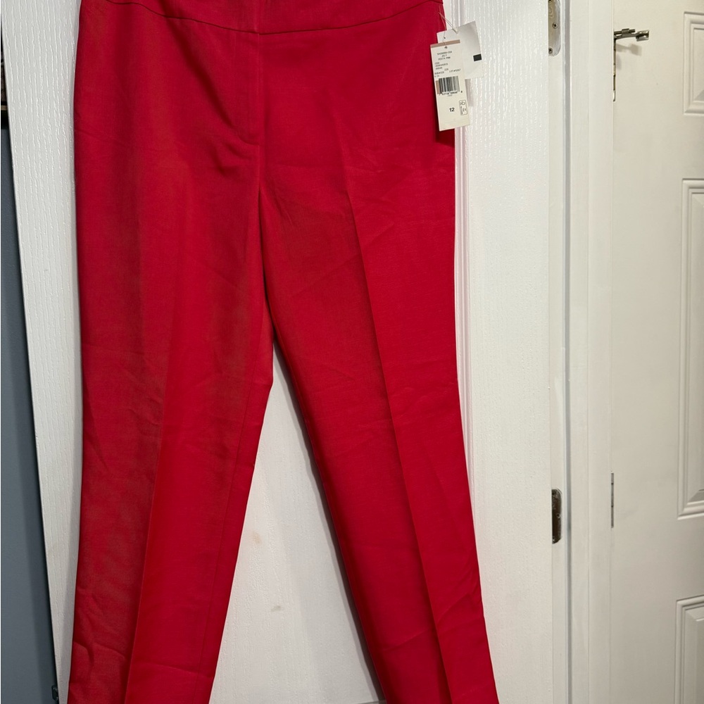 Vibrant Red Women's Blazer by 9 & Co. - Picture 8 of 11